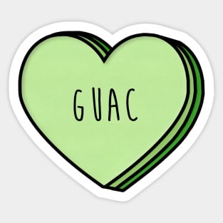 Guac Heart Sticker